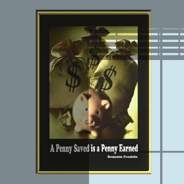 Creation of A Penny Saved...: Step 13